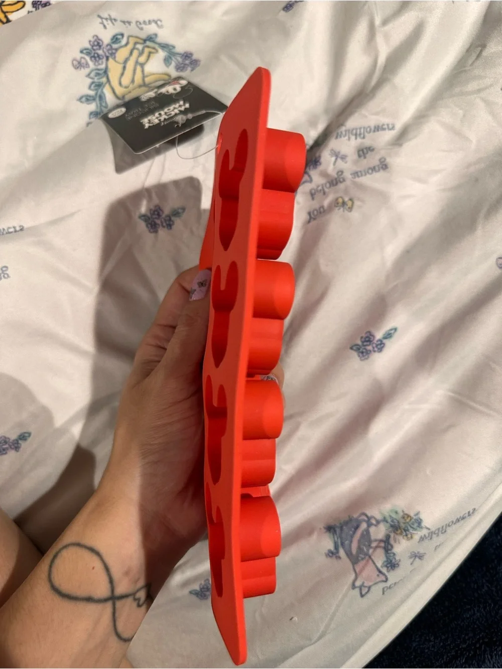 Disney Red Mickey Mouse Silicone Mold Ice Tray